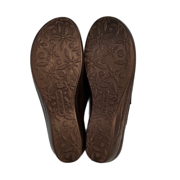 Fly Flot Italian Classic Open Back Mesh Clog Slip on Shoes SIZE 9.5 / 40 - Picture 6 of 7